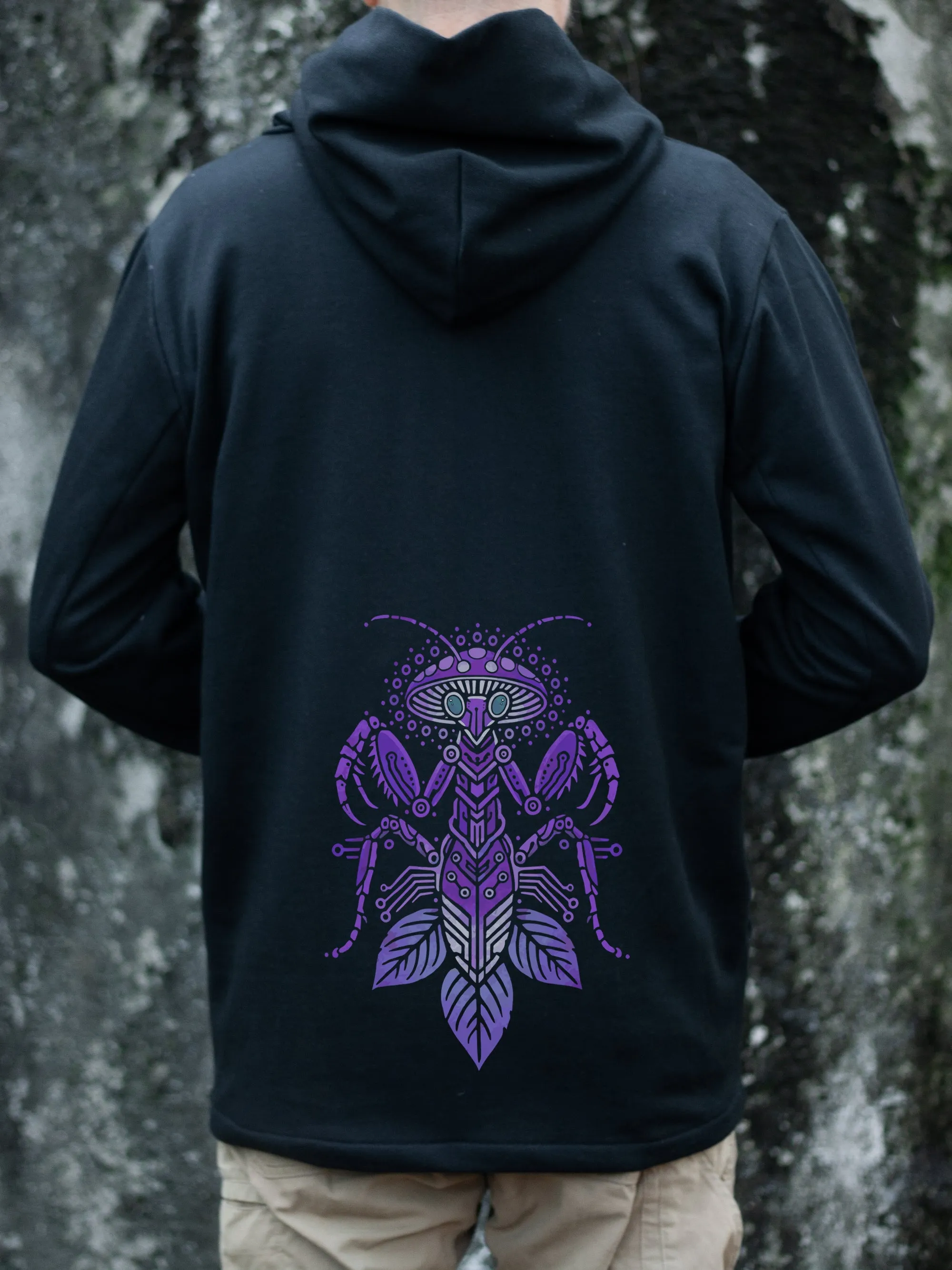 NEW Mushroom Mantis Hoodie - Purple