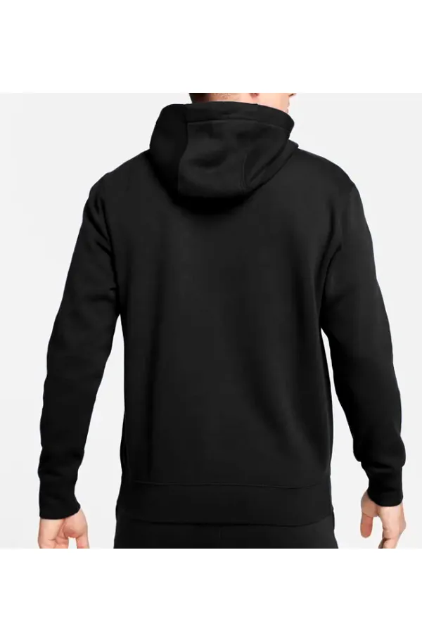 Nike Club Zip Hoodie Black