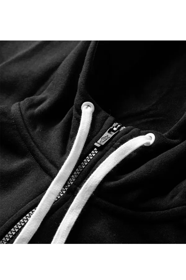 Nike Club Zip Hoodie Black