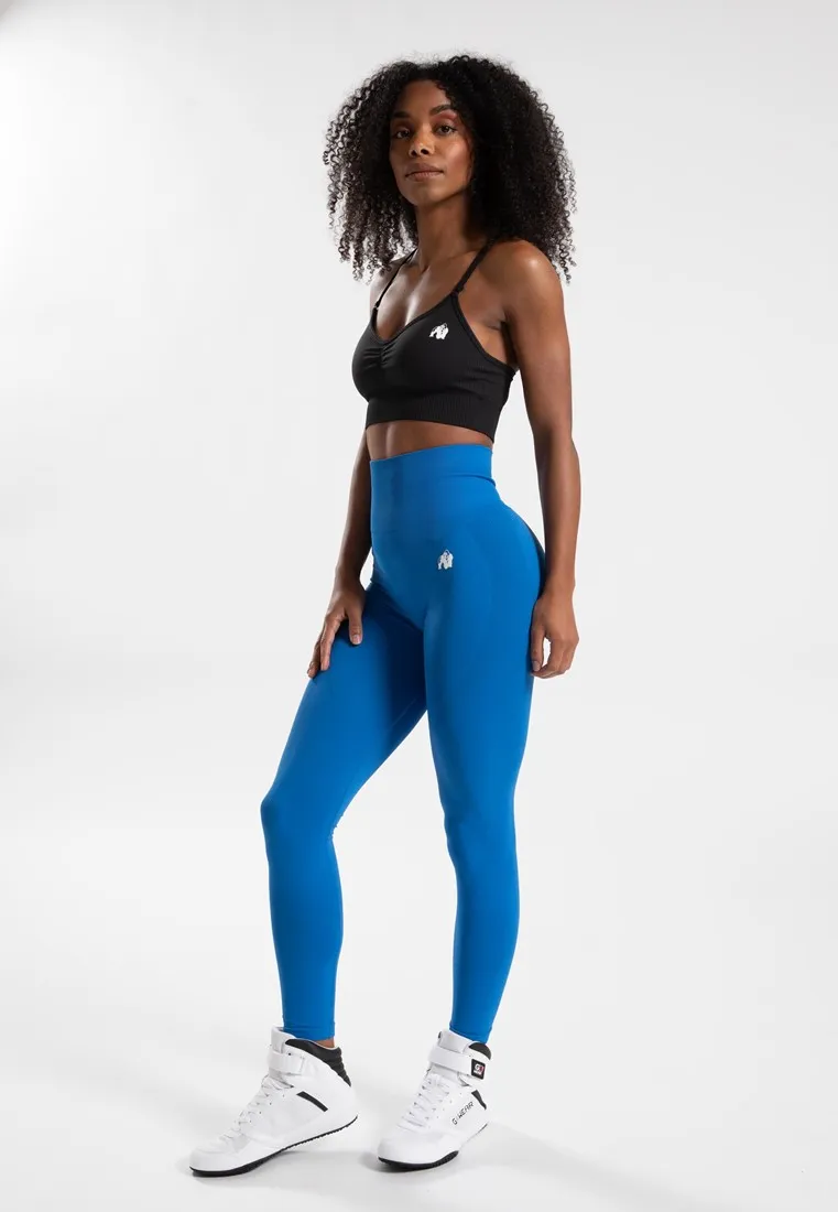 Olivia Seamless Leggings - Blue - XS/S Gorilla Wear