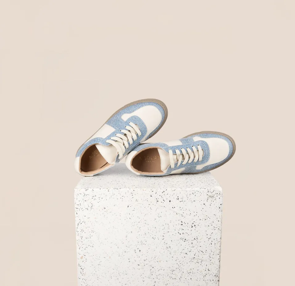 Palermo Sneaker - Denim/White