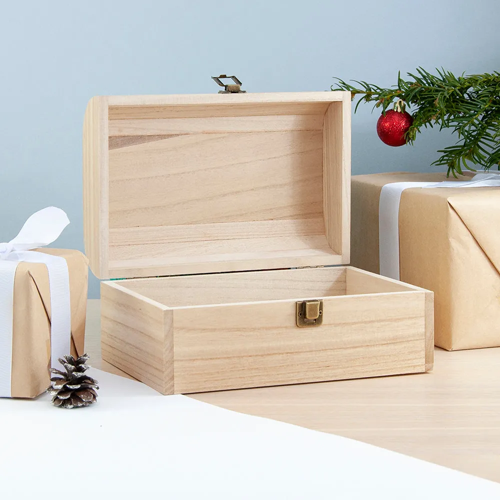 Personalised Couple's Christmas Keepsake Chest