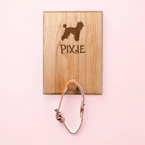 Personalised Dog Silhouette Peg Hook