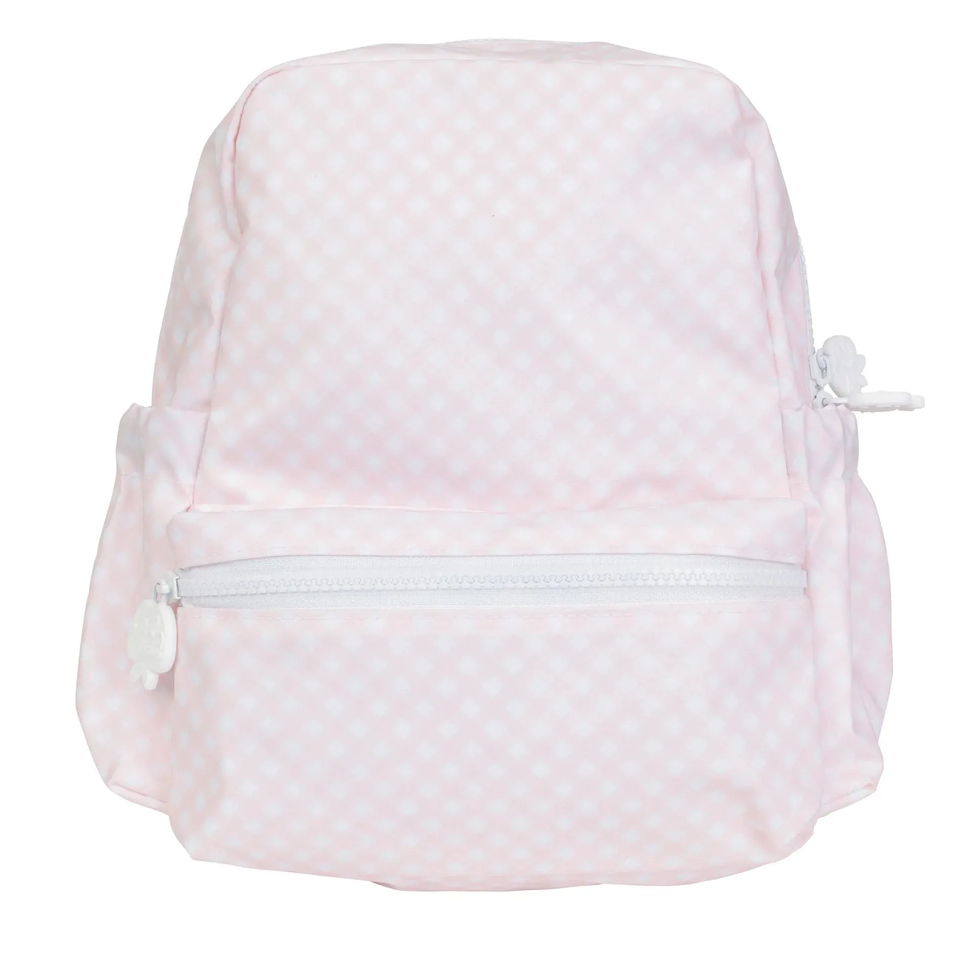 Pink Gingham Small Backpack