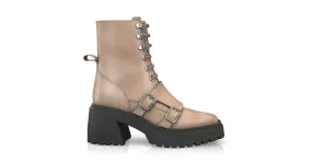 Platform Combat Ankle Boots 58900