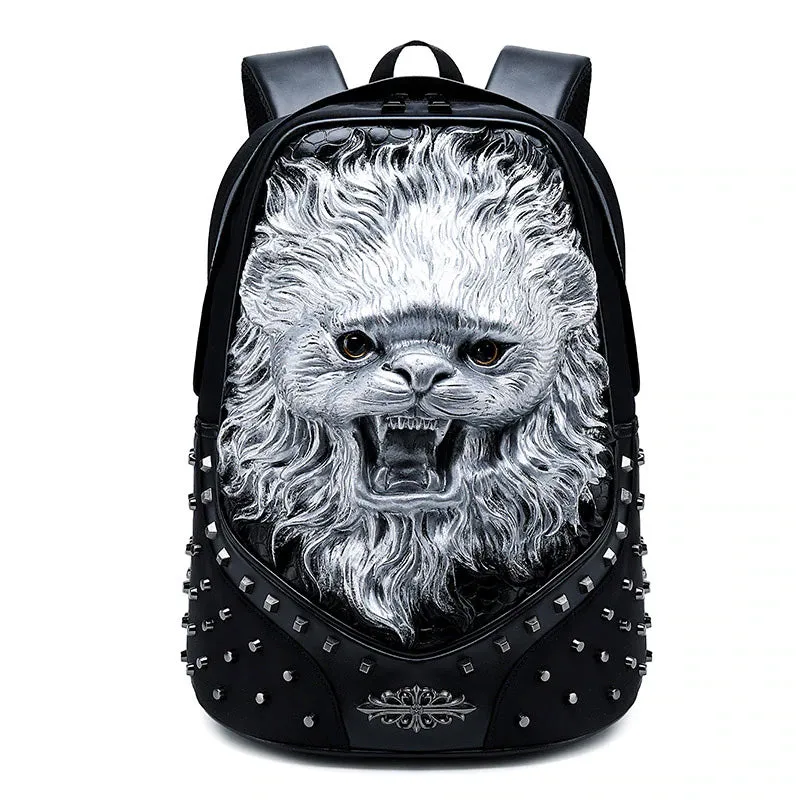 “Rock Fusion” 3D Embossed Backpack Collection