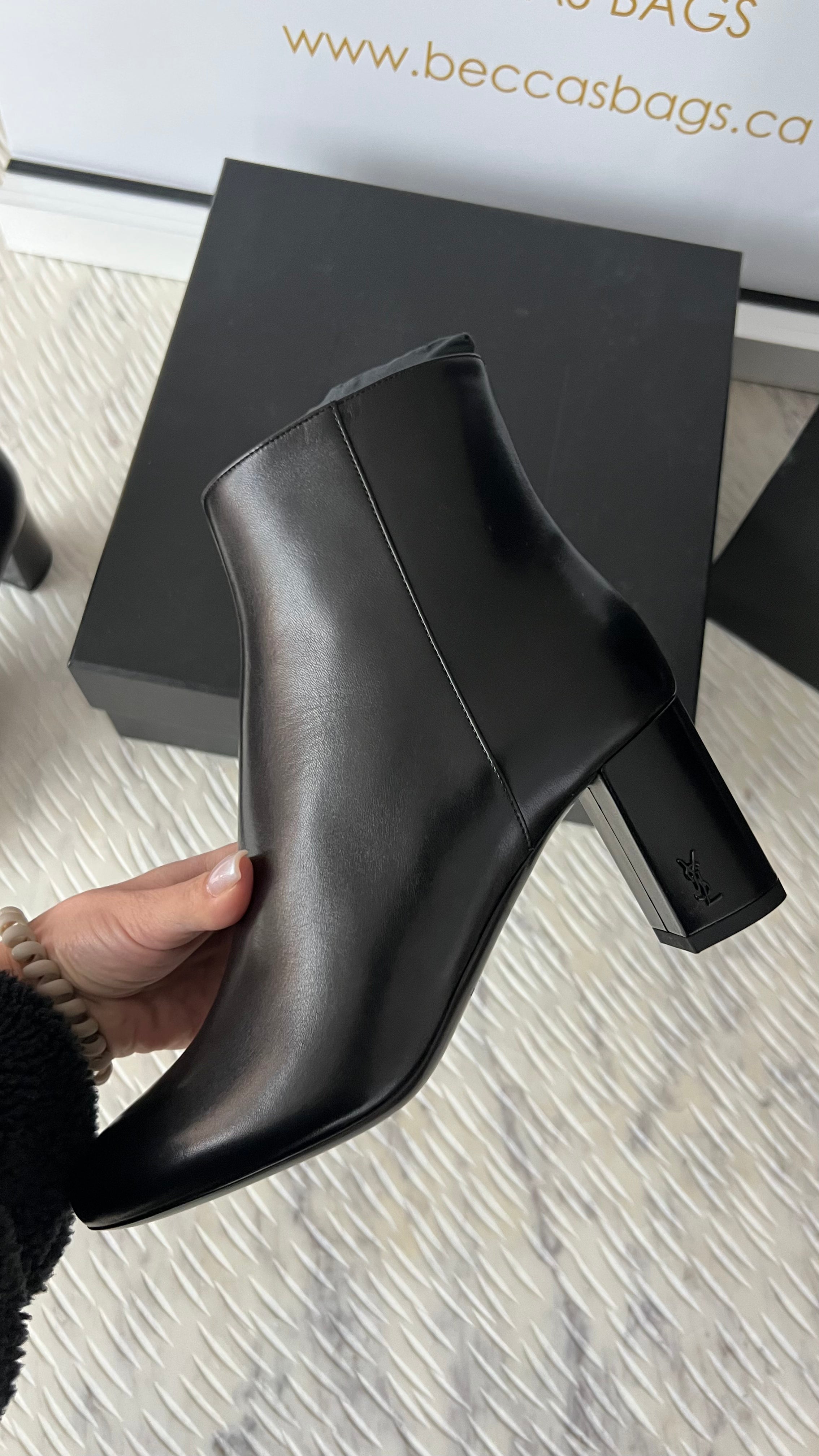 Saint Laurent Lou Ankle Boots