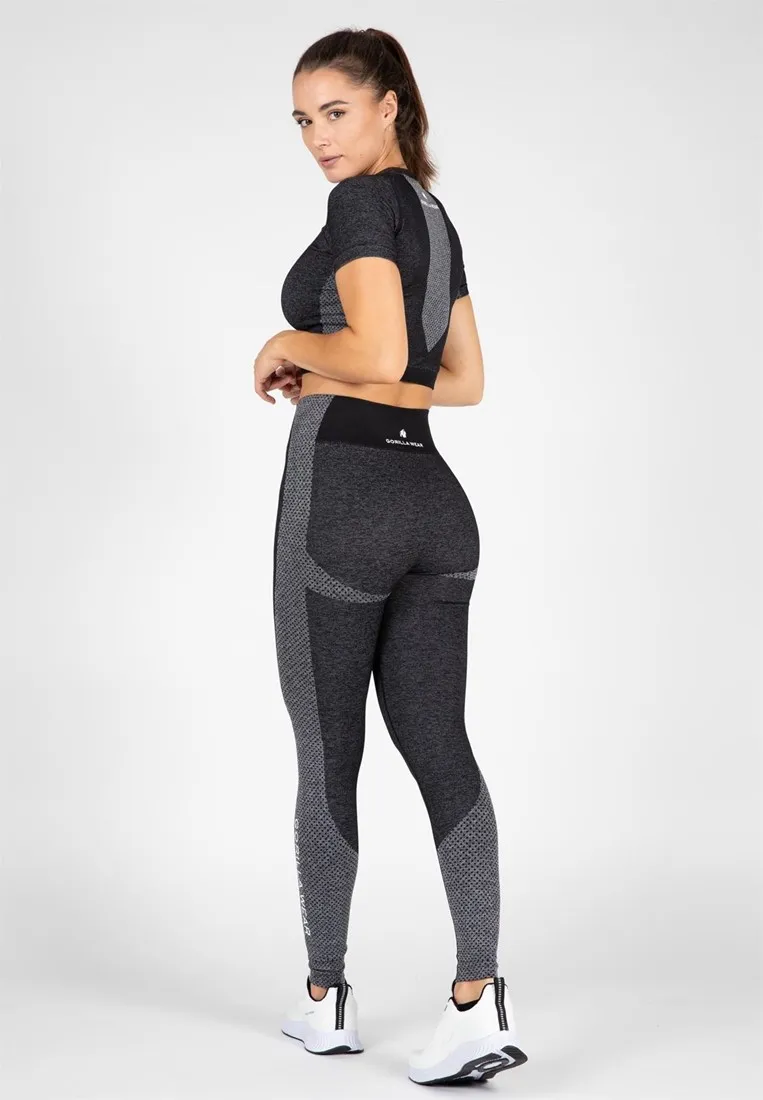 Selah Seamless Leggings - Black - S/M Gorilla Wear