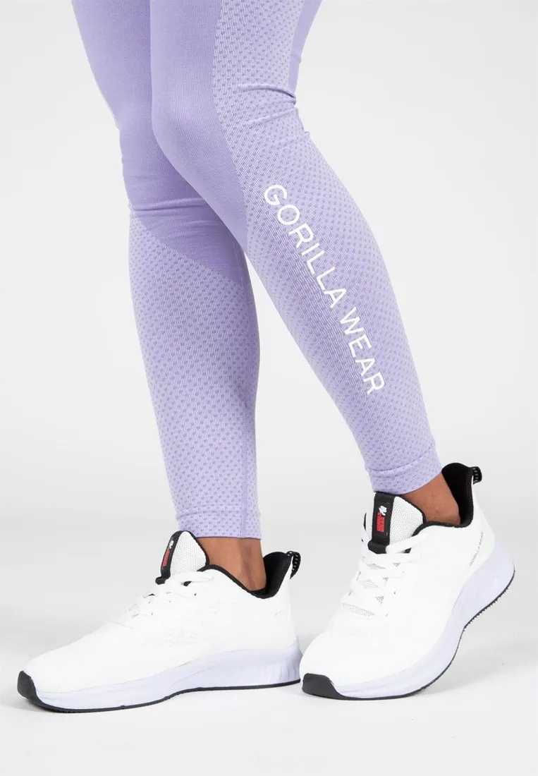 Selah Seamless Leggings - Lilac - S/M Gorilla Wear