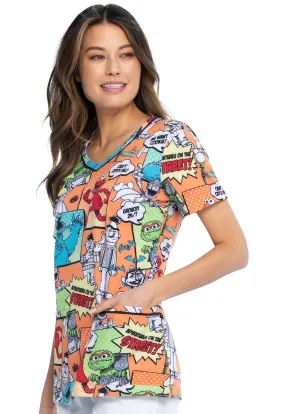 Sesame Street V-Neck Top in Street Adventures