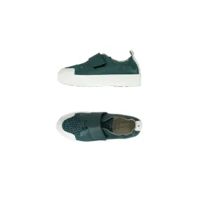 Sneaker Intreccio Uncinetto Teal