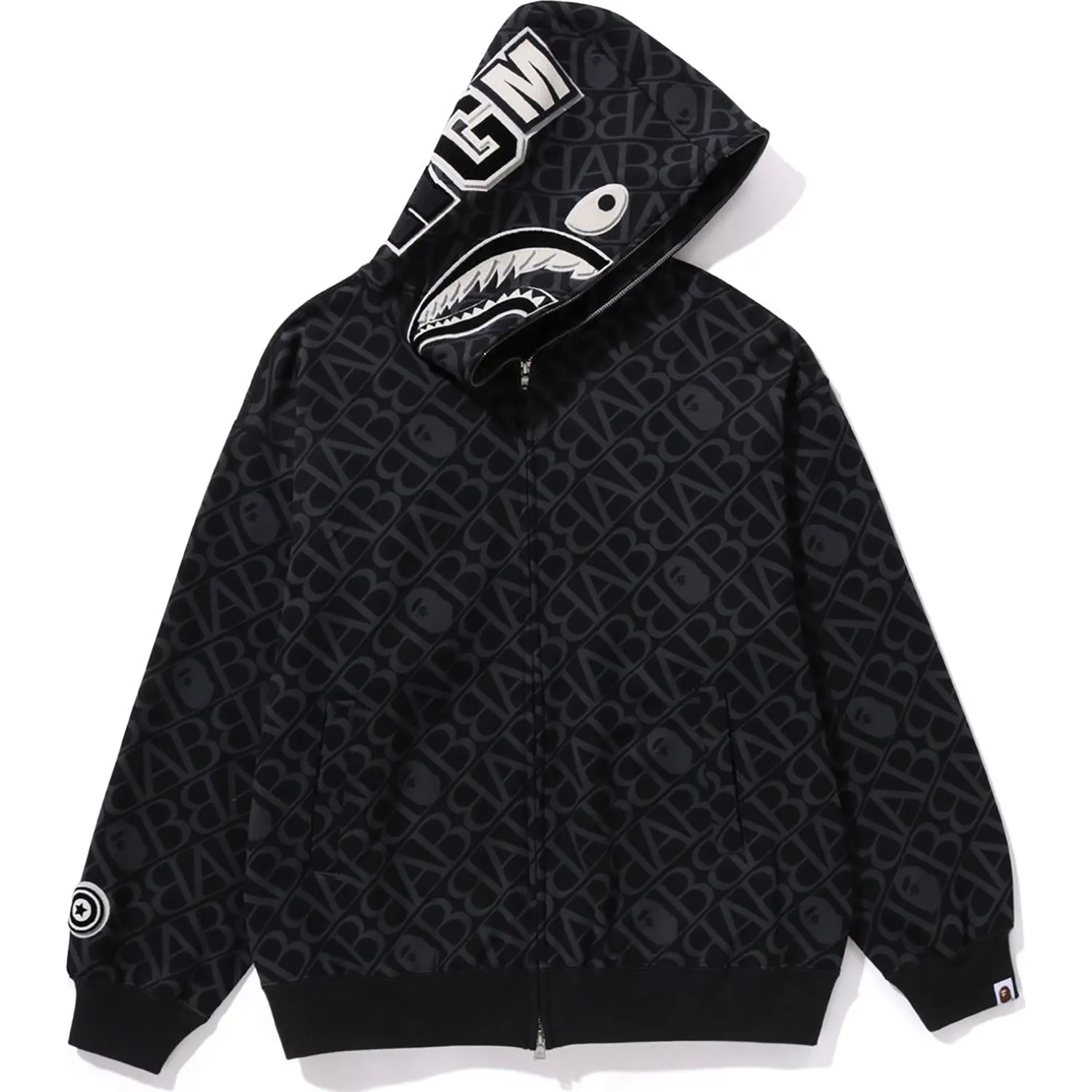 SPORT MONOGRAM SHARK HOODIE MENS