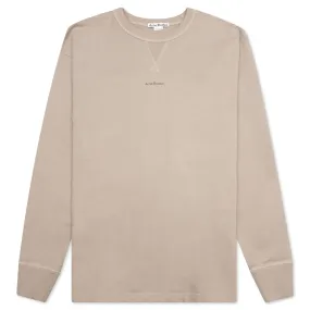 Stamp Logo Sweater - Oyster Grey