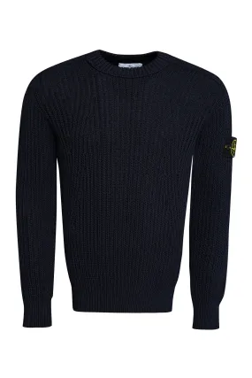 Stone Island Ribbed Knit Sweater