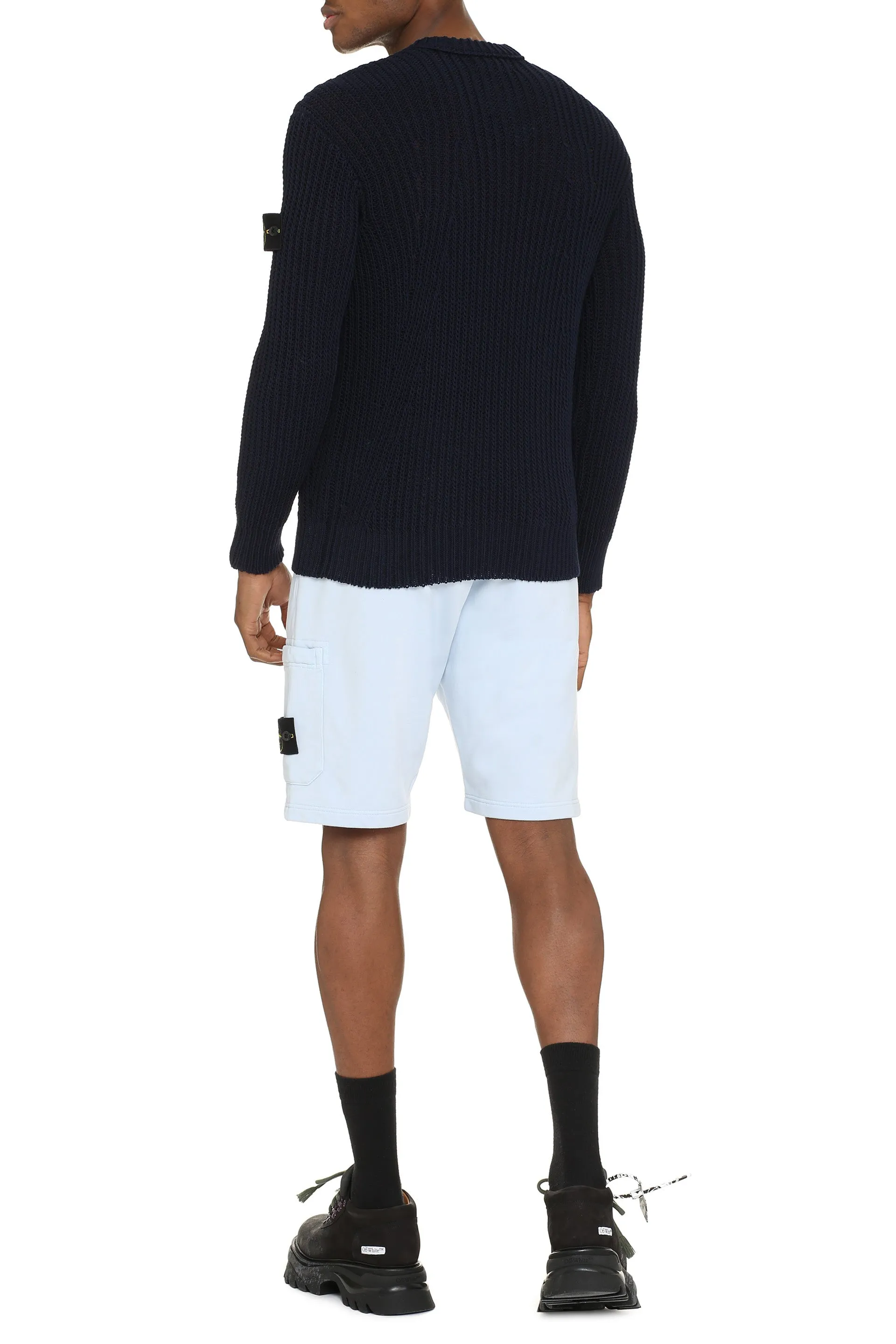 Stone Island Ribbed Knit Sweater