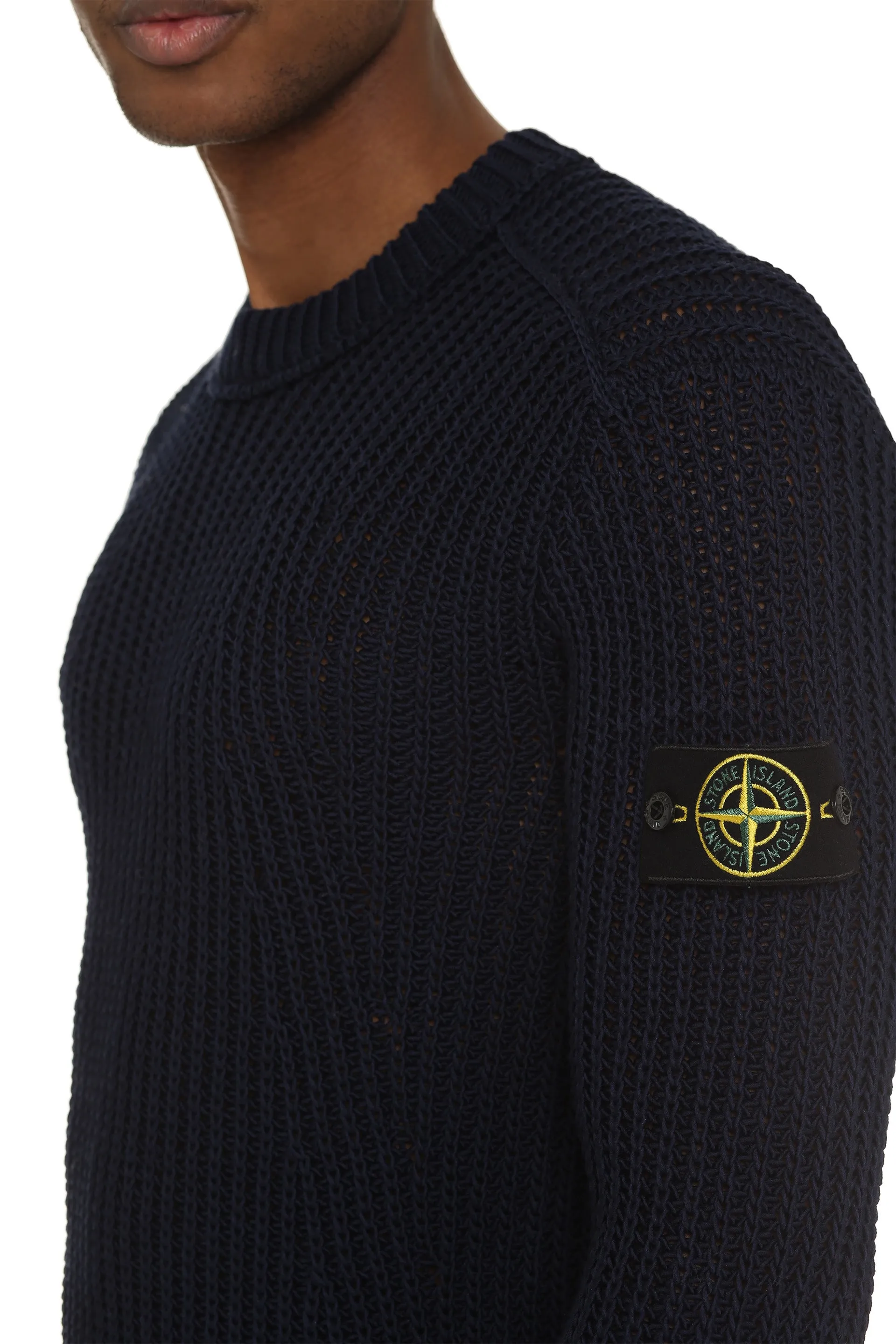 Stone Island Ribbed Knit Sweater