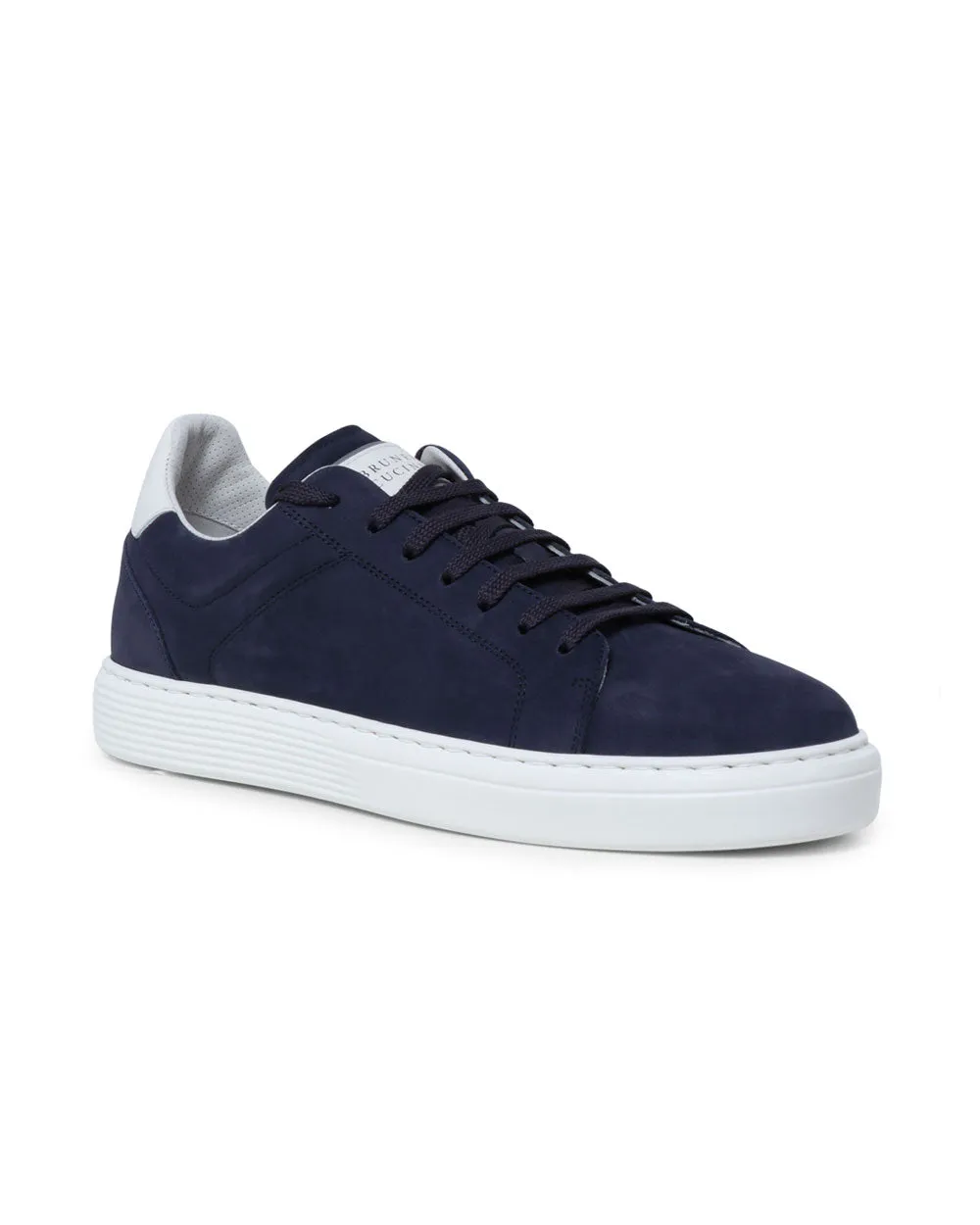 Suede Sneaker in Blue