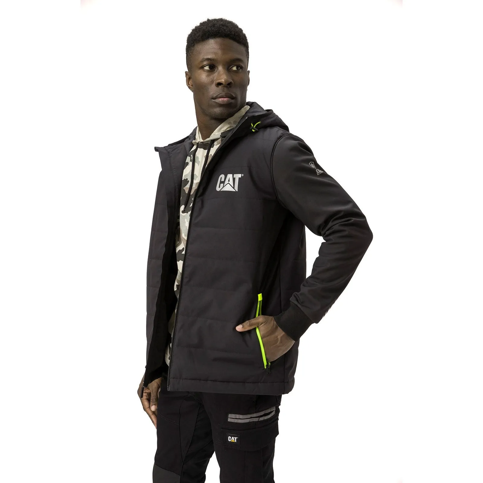 Tech Hybrid Jacket  Black