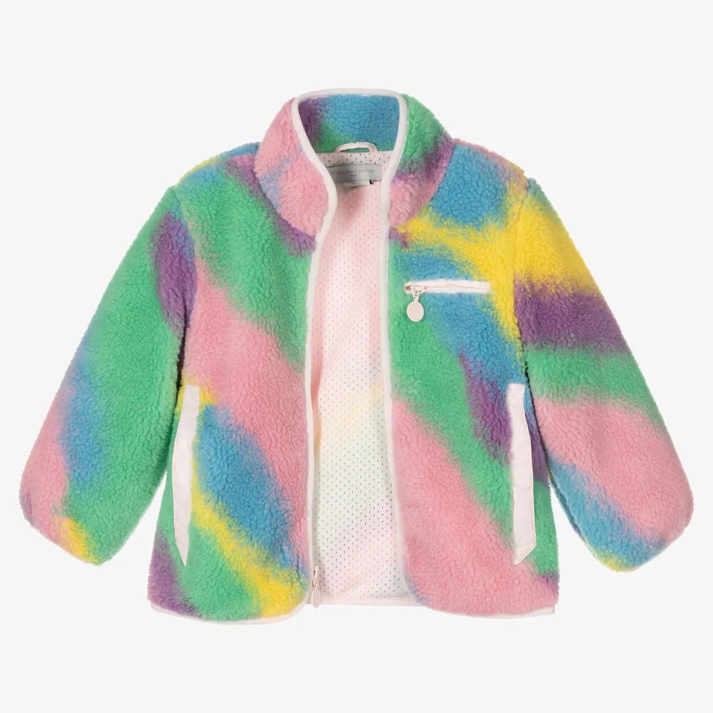 Tie-Dye Teddy Fleece Jacket