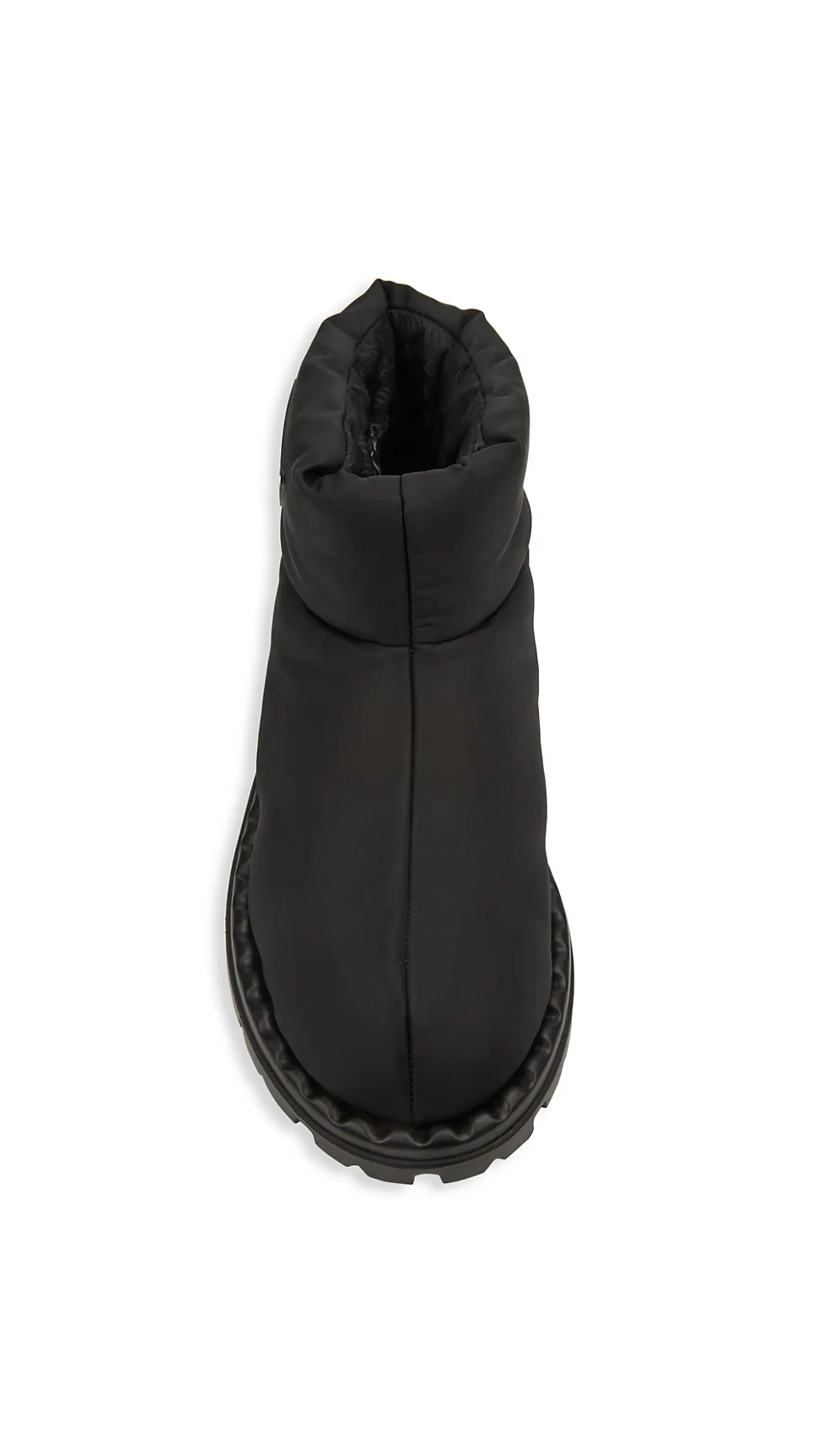 Ultra Mini Nylon Boots - Black