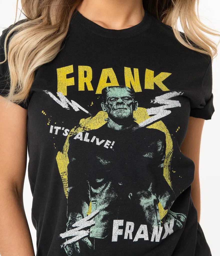 Universal Monsters x Unique Vintage Electrifying Frankenstein Unisex Tee