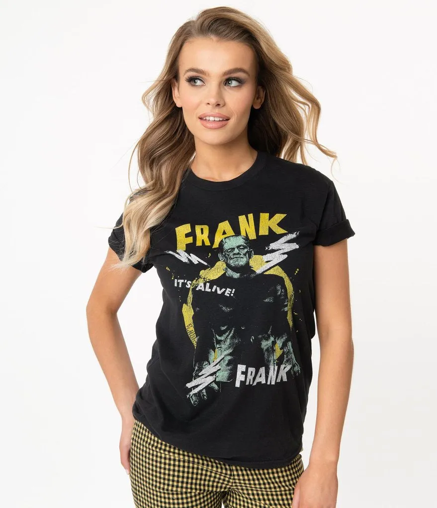 Universal Monsters x Unique Vintage Electrifying Frankenstein Unisex Tee