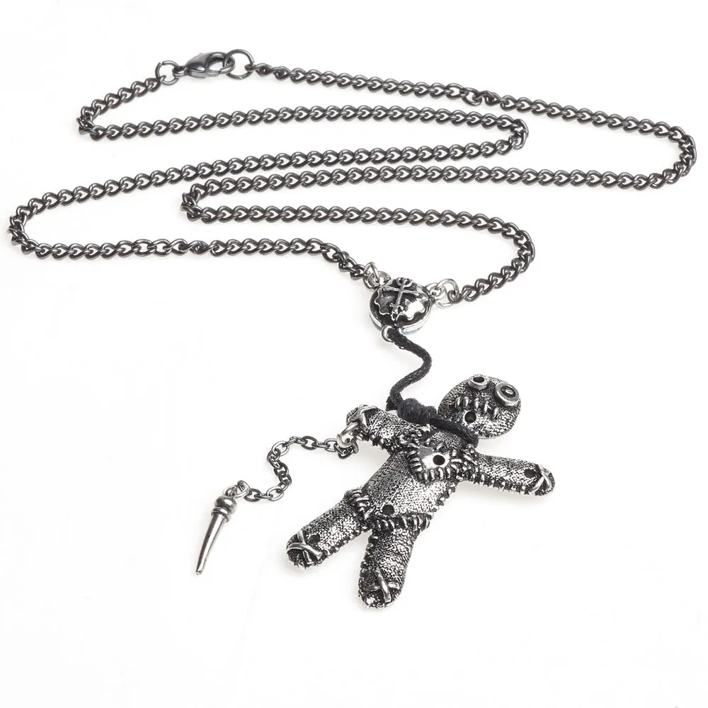 Voodoo Doll Pendant Necklace