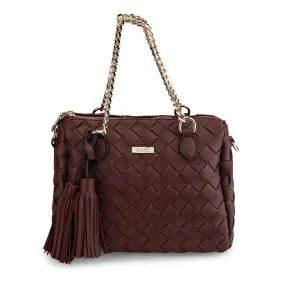 Weaved Design Handbag