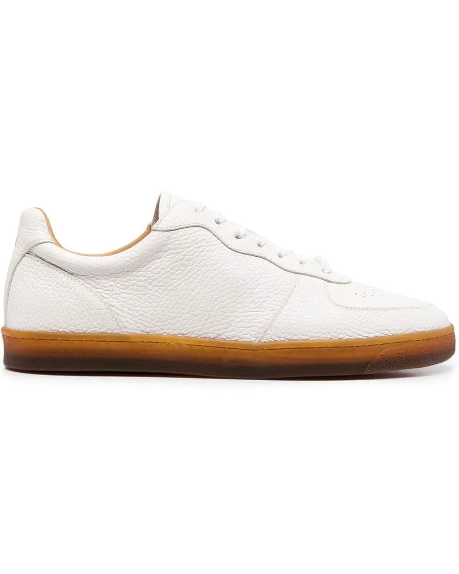 White Hybrid Pebbled Sneaker