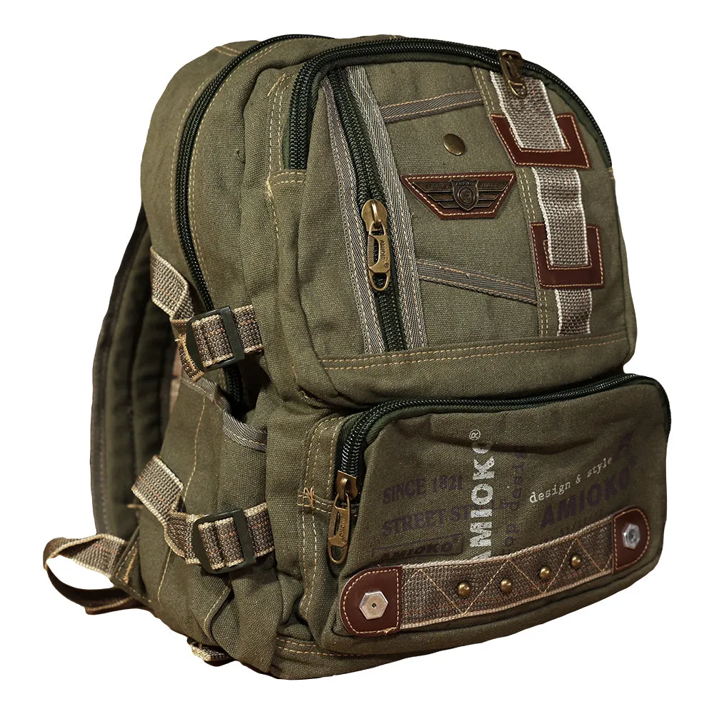 Wisdom USA Canvas Backpack