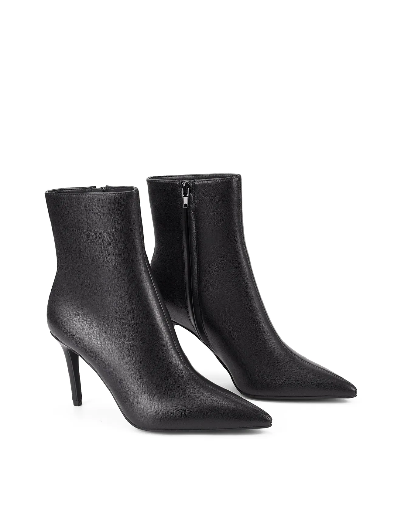 Wisp Ankle Boots - Black Leather