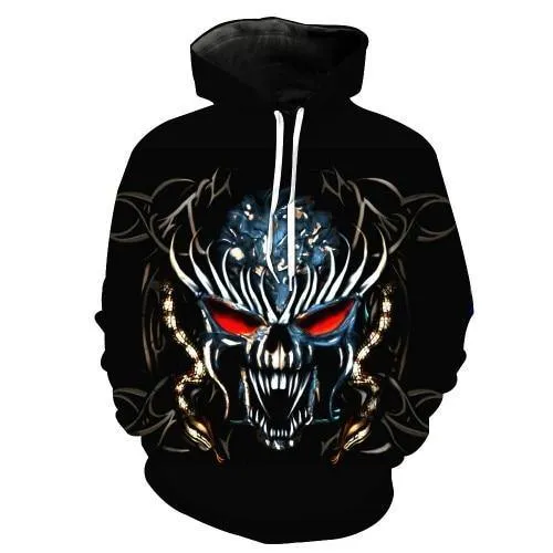 Wolf Printed Hoodie Quality Pullover