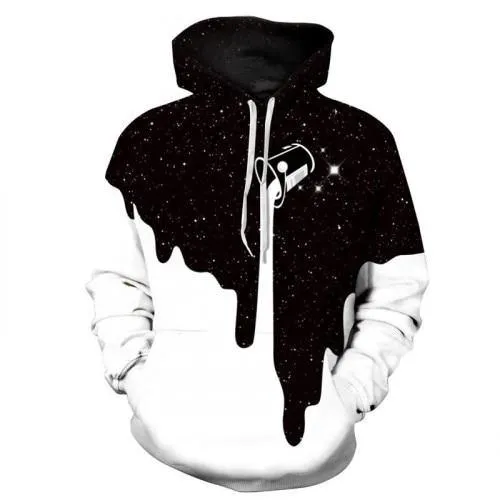 Wolf Printed Hoodie Quality Pullover