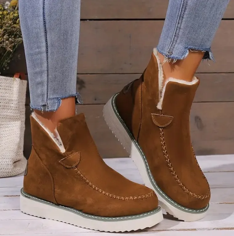 Women's Warm Plush Ankle Boots