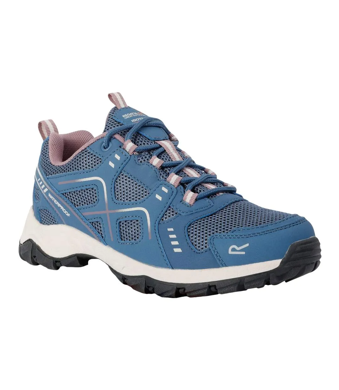 Womens/ladies vendeavour walking shoes coronet blue/toadstool Regatta