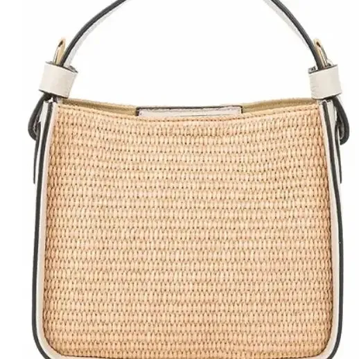 Zazi Raffia Leather Bag